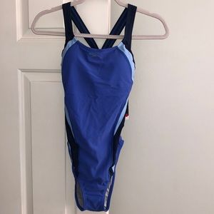 NWT Blue Speedo one piece